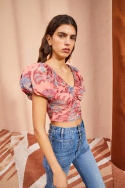 ULLA JOHNSON Nerida Top - Passionflower -ULLA JOHNSON Outlet ULLA JOHNSON Nerida Top PASSIONFLOWER 03