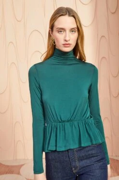 ULLA JOHNSON Nina Top - Cypress 9 ULLA JOHNSON Nina Top - Cypress -ULLA JOHNSON Outlet ULLA JOHNSON Nina Top CYPRESS 05