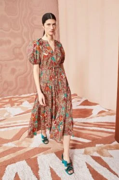 ULLA JOHNSON Olina Dress - Primrose 8 ULLA JOHNSON Olina Dress - Primrose -ULLA JOHNSON Outlet ULLA JOHNSON OLINA DRESS PRIMROSE 03