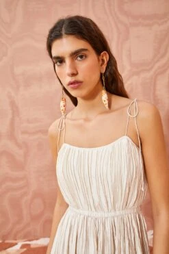 ULLA JOHNSON Orla Dress - Pristine -ULLA JOHNSON Outlet ULLA JOHNSON Orla Dress PRISTINE 05