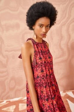 ULLA JOHNSON Ottavia Coverup - Wild Rose 7 ULLA JOHNSON Ottavia Coverup - Wild Rose -ULLA JOHNSON Outlet ULLA JOHNSON Ottavia Coverup WILD ROSE 03