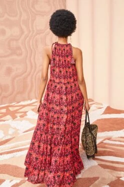 ULLA JOHNSON Ottavia Coverup - Wild Rose 8 ULLA JOHNSON Ottavia Coverup - Wild Rose -ULLA JOHNSON Outlet ULLA JOHNSON Ottavia Coverup WILD ROSE 04