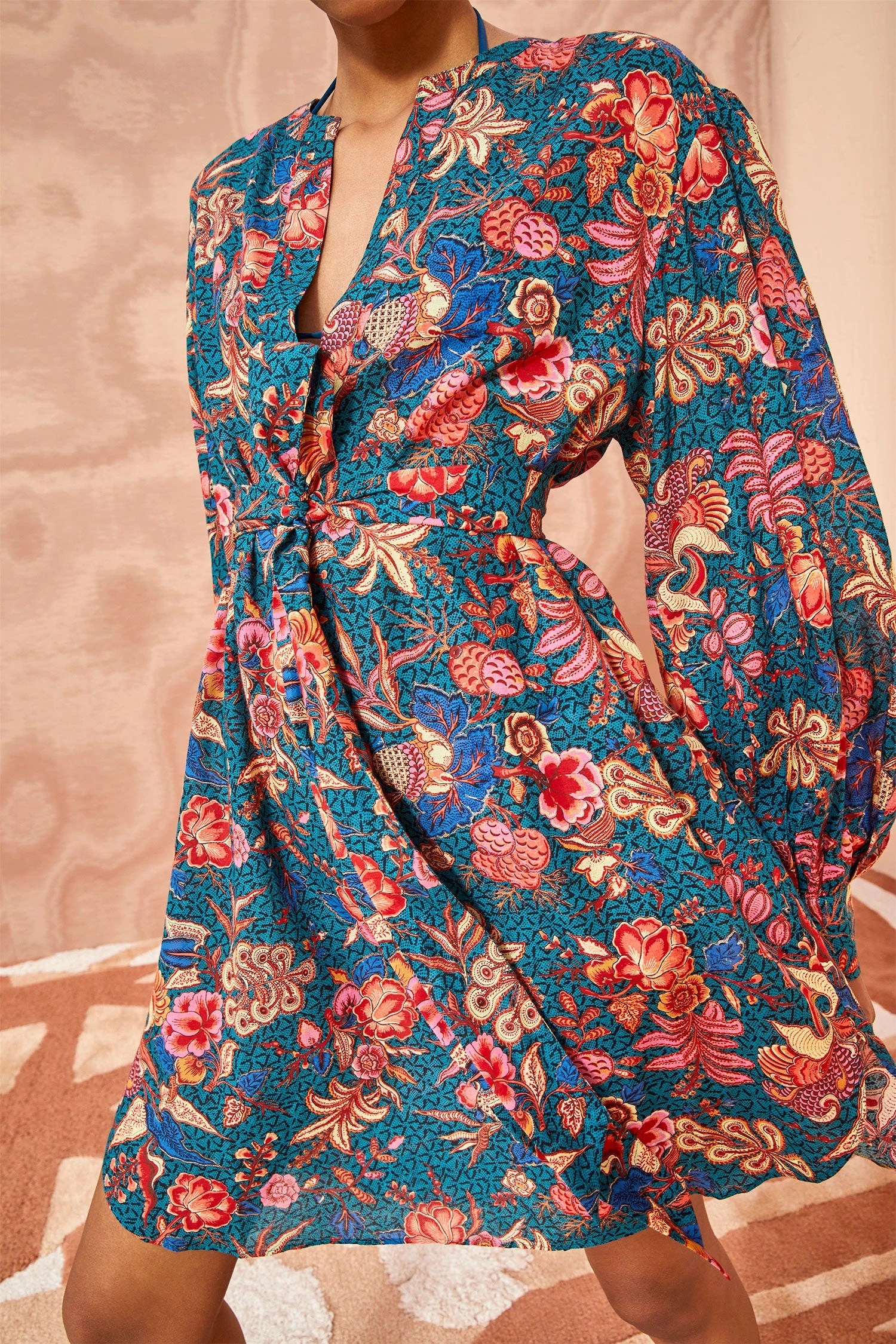 ULLA JOHNSON Otto Coverup - Delphinium 2 ULLA JOHNSON Otto Coverup - Delphinium - Image 2