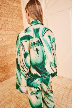 ULLA JOHNSON Painter Jacket - Portrait In Green 7 ULLA JOHNSON Painter Jacket - Portrait In Green -ULLA JOHNSON Outlet ULLA JOHNSON PainterJacket PORTRAITINGREEN SP250509 04