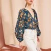 ULLA JOHNSON Pauline Blouse - Moonlight Floral