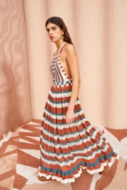 ULLA JOHNSON Paz Dress - Canyon 7 ULLA JOHNSON Paz Dress - Canyon -ULLA JOHNSON Outlet ULLA JOHNSON Paz Dress CANYON 03