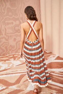 ULLA JOHNSON Paz Dress - Canyon 8 ULLA JOHNSON Paz Dress - Canyon -ULLA JOHNSON Outlet ULLA JOHNSON Paz Dress CANYON 04