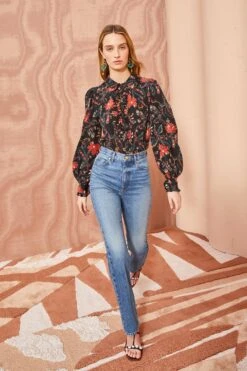 ULLA JOHNSON Philipa Blouse - Obsidian 7 ULLA JOHNSON Philipa Blouse - Obsidian -ULLA JOHNSON Outlet ULLA JOHNSON Philipa Blouse OBSIDIAN 0028