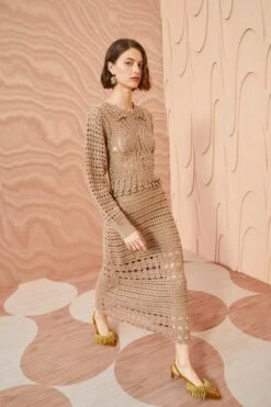 ULLA JOHNSON Prisha Dress - Flax 11 ULLA JOHNSON Prisha Dress - Flax -ULLA JOHNSON Outlet ULLA JOHNSON Prisha Dress FLAX 0081