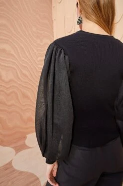 ULLA JOHNSON Quinn Cardigan - Noir 7 ULLA JOHNSON Quinn Cardigan - Noir -ULLA JOHNSON Outlet ULLA JOHNSON Quinn Cardigan NOIR 0088