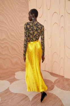 ULLA JOHNSON Rami Skirt - Sunsprite -ULLA JOHNSON Outlet ULLA JOHNSON Rami Skirt SUNSPRITE 03