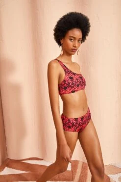ULLA JOHNSON Reina Bikini Top - Wild Rose -ULLA JOHNSON Outlet ULLA JOHNSON Reina Bikini TOP WILD ROSE 03