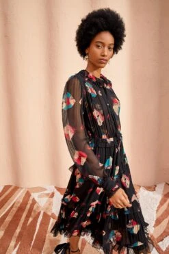 ULLA JOHNSON Reina Dress - Nocturne 7 ULLA JOHNSON Reina Dress - Nocturne -ULLA JOHNSON Outlet ULLA JOHNSON Reina Dress NOCTURNE 03