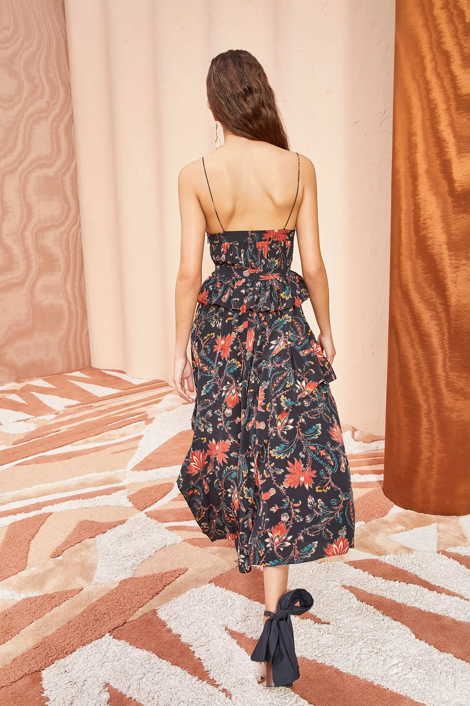 ULLA JOHNSON Renata Dress - Obsidian 5 ULLA JOHNSON Renata Dress - Obsidian - Image 5