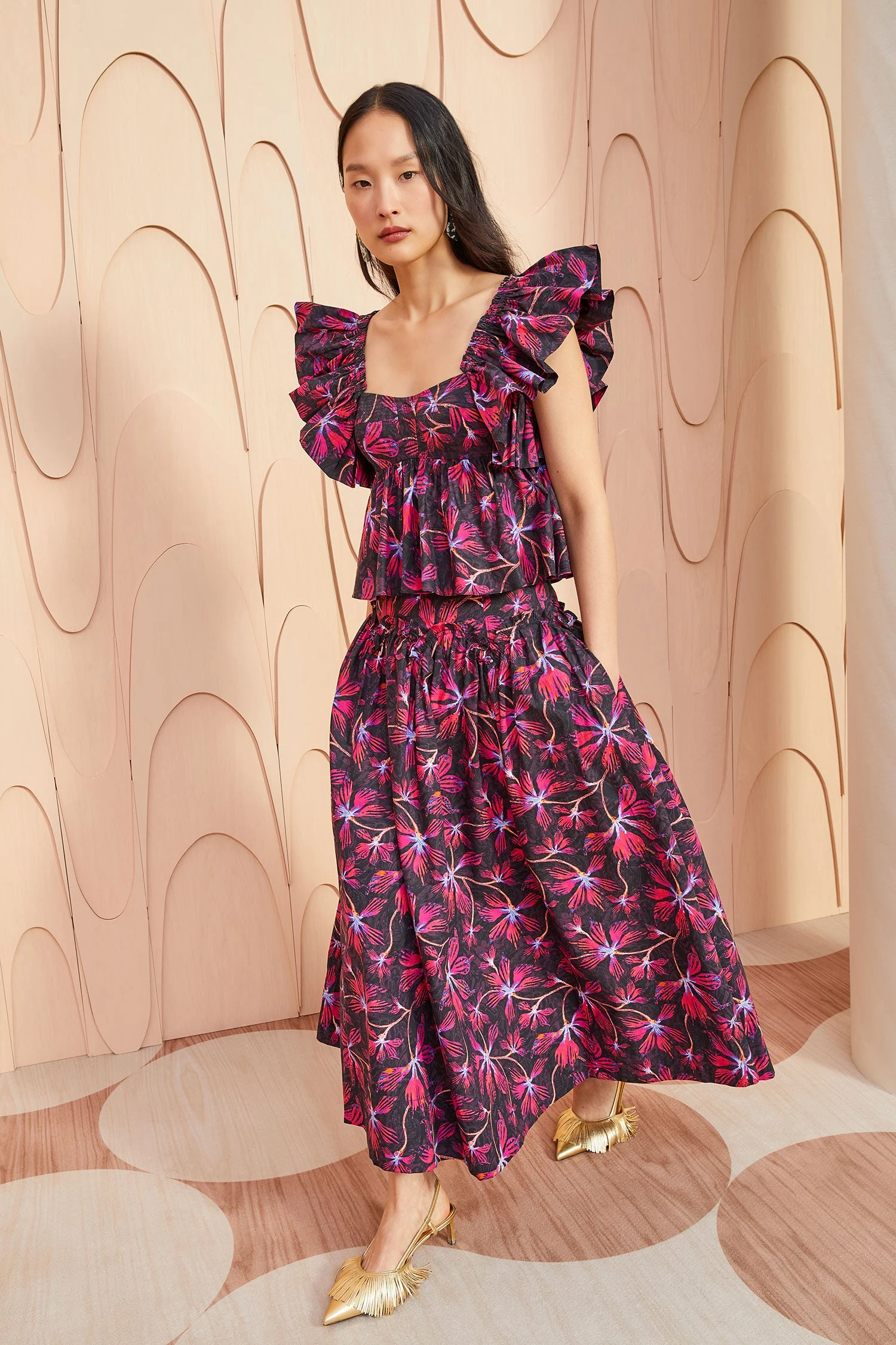 ULLA JOHNSON Romi Top - Zinnia 1 ULLA JOHNSON Romi Top - Zinnia