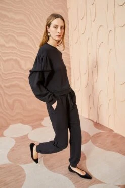 ULLA JOHNSON Rory Pant - Noir -ULLA JOHNSON Outlet ULLA JOHNSON Rory Pant NOIR 03