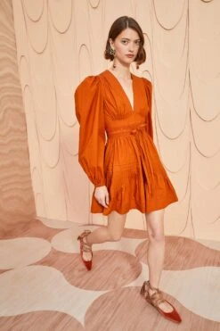 ULLA JOHNSON Rosalind Dress - Saffron