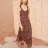 ULLA JOHNSON Rosaria Dress - Pomegranate