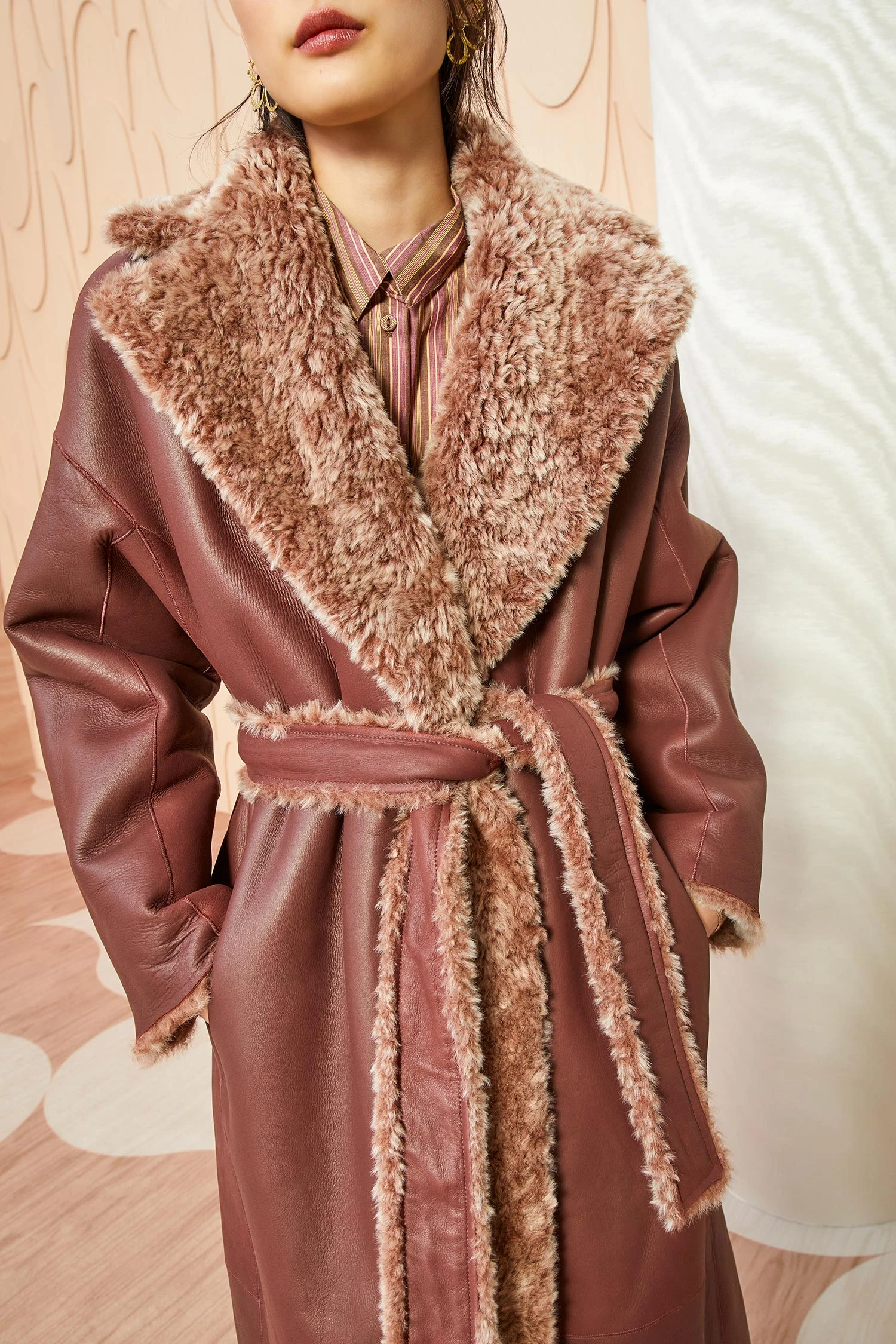 ULLA JOHNSON Rosetta Coat - Cognac 3 ULLA JOHNSON Rosetta Coat - Cognac - Image 3