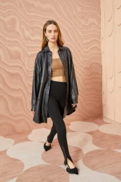 ULLA JOHNSON Ruth Legging - Noir -ULLA JOHNSON Outlet ULLA JOHNSON Ruth Legging NOIR RESHOOT 01 MAIN