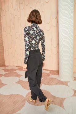 ULLA JOHNSON Sabina Pant - Noir -ULLA JOHNSON Outlet ULLA JOHNSON Sabina Pant NOIR 0122