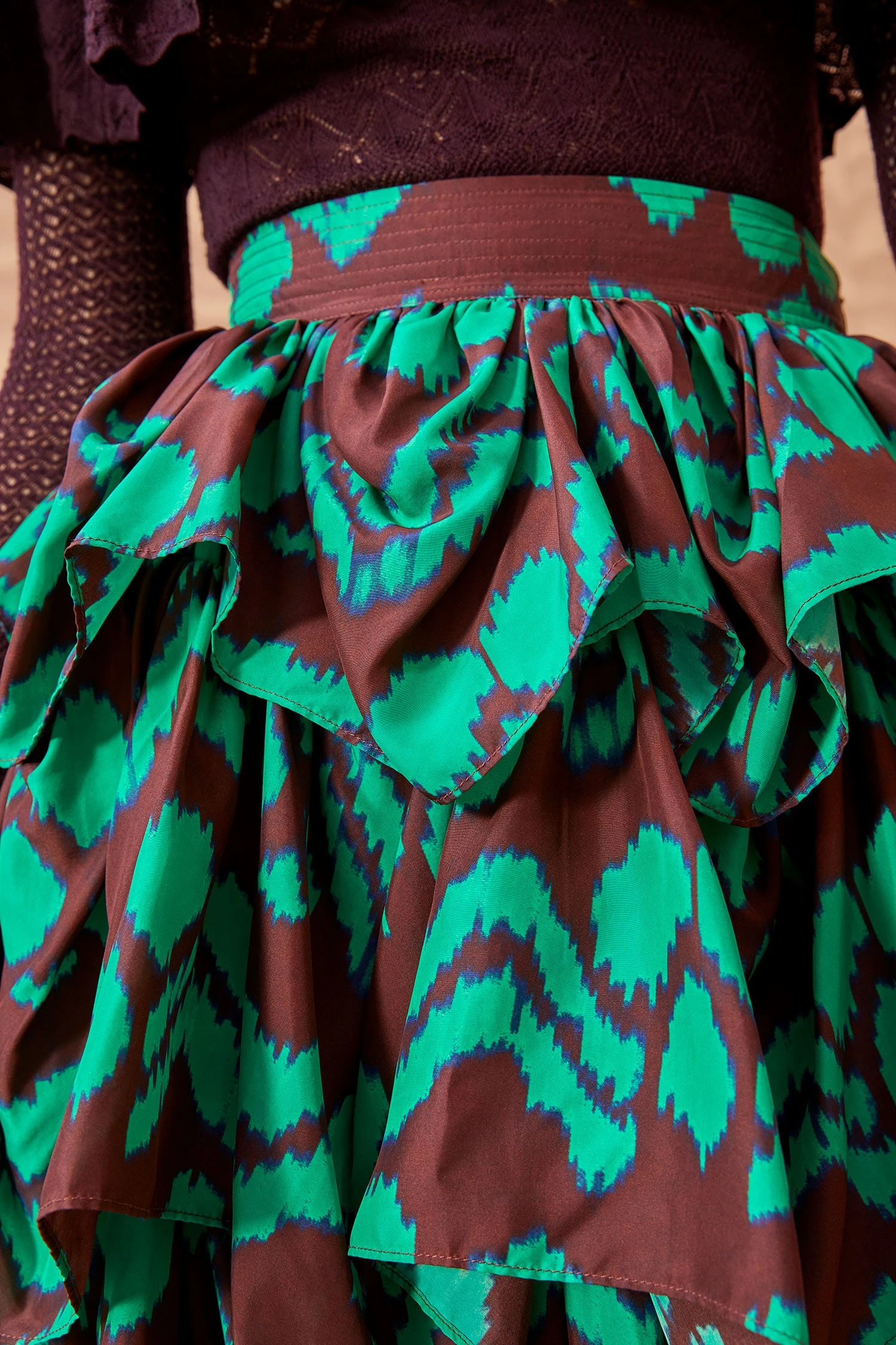 ULLA JOHNSON Samira Skirt - Malachite 3 ULLA JOHNSON Samira Skirt - Malachite - Image 3