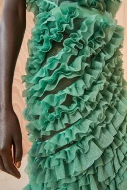 ULLA JOHNSON Sarafina Skirt - Jade 7 ULLA JOHNSON Sarafina Skirt - Jade -ULLA JOHNSON Outlet ULLA JOHNSON Sarafina Skirt JADE 02 ALT