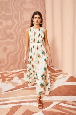 ULLA JOHNSON Sarai Dress - Aurora 9 ULLA JOHNSON Sarai Dress - Aurora -ULLA JOHNSON Outlet ULLA JOHNSON Sarai Dress AURORA 03