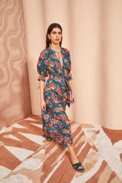 ULLA JOHNSON Selena Coverup - Delphinium