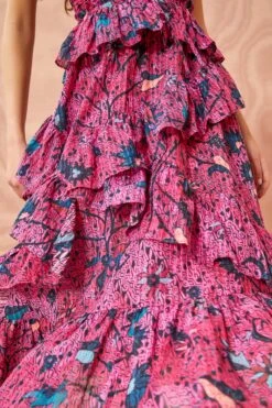 ULLA JOHNSON Simona Dress - Snapdragon 9 ULLA JOHNSON Simona Dress - Snapdragon -ULLA JOHNSON Outlet ULLA JOHNSON Simona Dress SNAPDRAGON 05