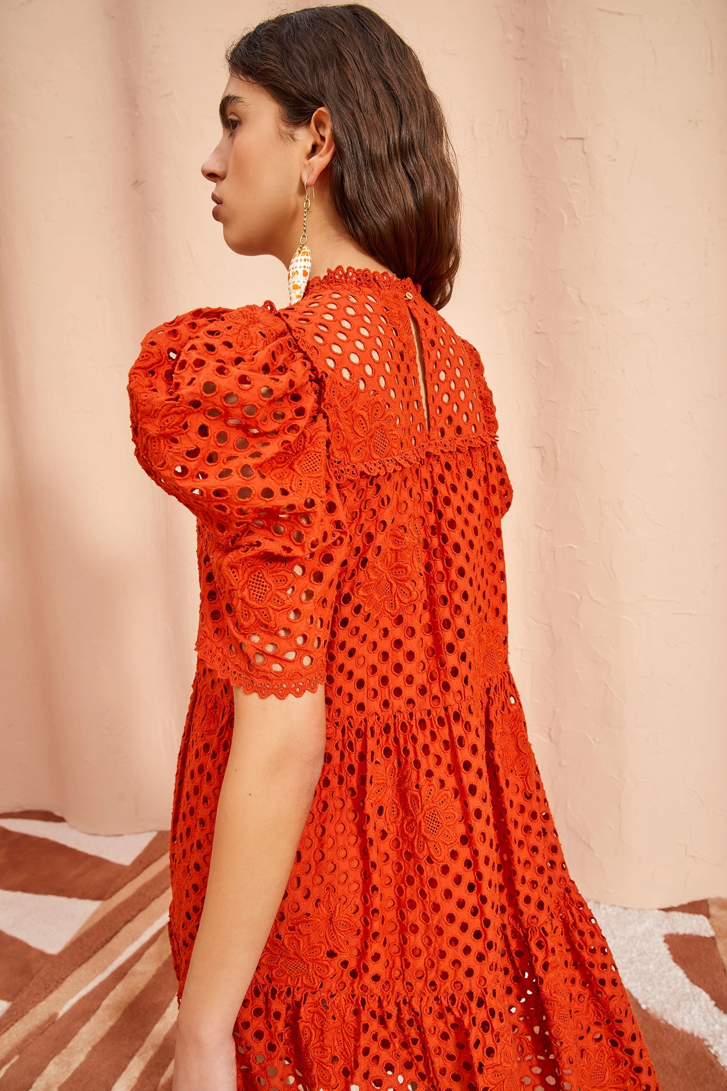 ULLA JOHNSON Simone Dress - Terracotta 4 ULLA JOHNSON Simone Dress - Terracotta - Image 4