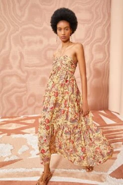 ULLA JOHNSON Siya Coverup - Calla Lily -ULLA JOHNSON Outlet ULLA JOHNSON Siya Coverup CALLA LILY 03