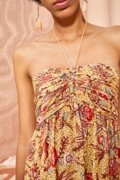 ULLA JOHNSON Siya Coverup - Calla Lily -ULLA JOHNSON Outlet ULLA JOHNSON Siya Coverup CALLA LILY 05