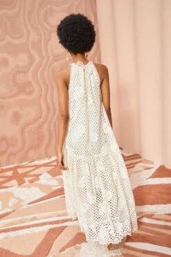 ULLA JOHNSON Stella Dress - Pearl -ULLA JOHNSON Outlet ULLA JOHNSON Stella Dress PEARL 05