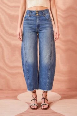 ULLA JOHNSON Outlet 36 ULLA JOHNSON Outlet -ULLA JOHNSON Outlet ULLA JOHNSON THEA JEAN DANUBE MEDIUM INDIGO WASH 02 ALT