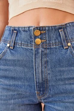 ULLA JOHNSON The Thea Jean - Danube Medium Indigo Wash -ULLA JOHNSON Outlet ULLA JOHNSON THEA JEAN DANUBE MEDIUM INDIGO WASH 03