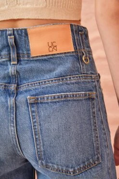 ULLA JOHNSON The Thea Jean - Danube Medium Indigo Wash -ULLA JOHNSON Outlet ULLA JOHNSON THEA JEAN DANUBE MEDIUM INDIGO WASH 05