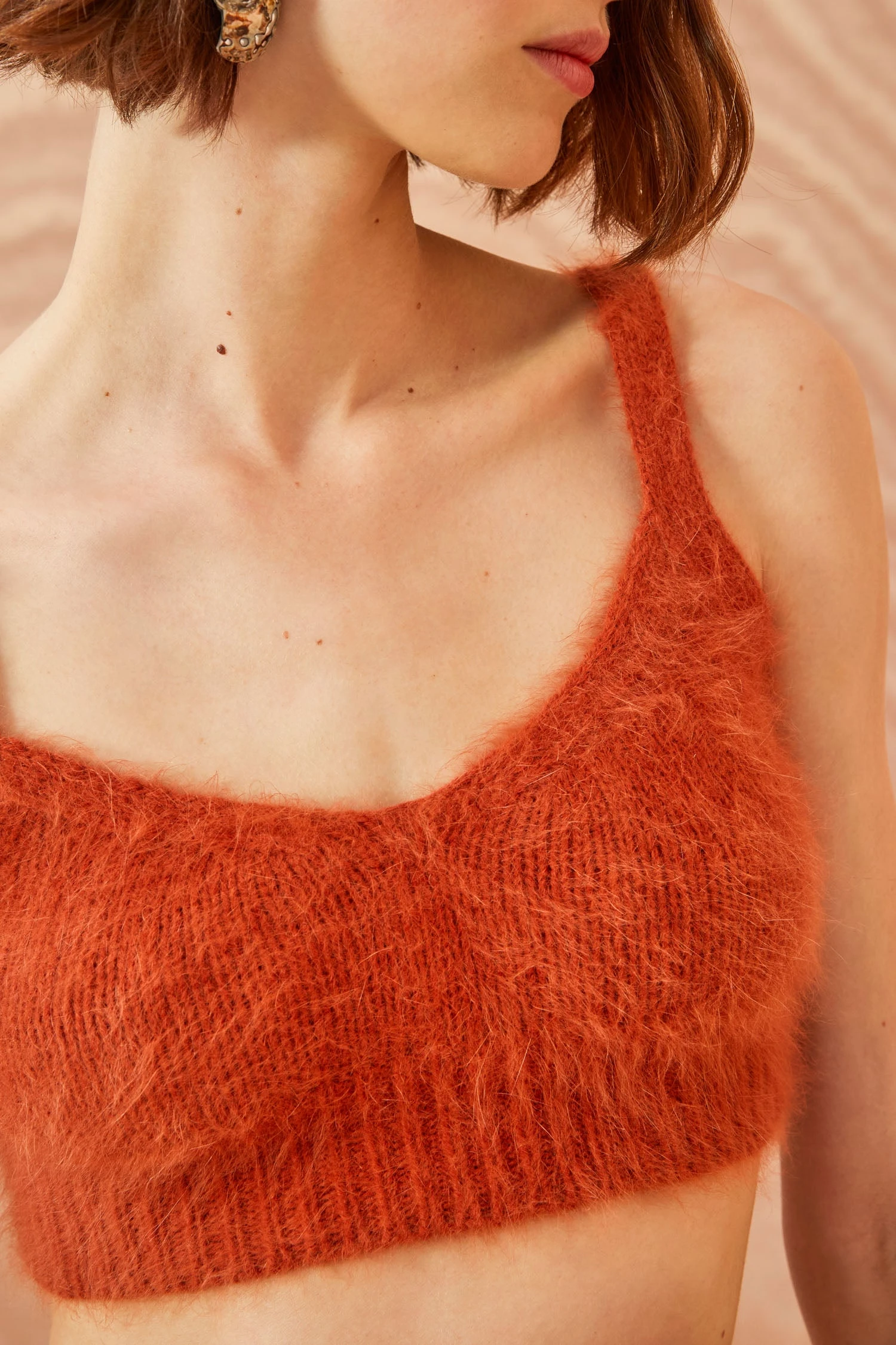 ULLA JOHNSON Taliah Bralette - Redwood 4 ULLA JOHNSON Taliah Bralette - Redwood - Image 4