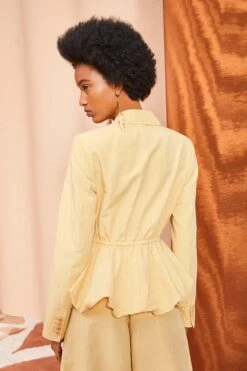 ULLA JOHNSON Talie Blazer - Dune -ULLA JOHNSON Outlet ULLA JOHNSON Talie Blazer DUNE 0144