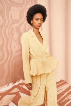 ULLA JOHNSON Talie Blazer - Dune -ULLA JOHNSON Outlet ULLA JOHNSON Talie Blazer DUNE 0164