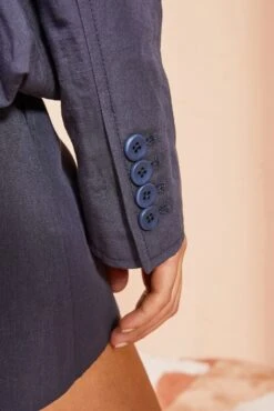 ULLA JOHNSON Talie Blazer - Midnight -ULLA JOHNSON Outlet ULLA JOHNSON Talie Blazer MIDNIGHT 0124