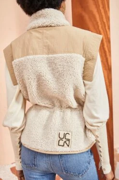 ULLA JOHNSON Tariet Vest - Fawn -ULLA JOHNSON Outlet ULLA JOHNSON Tariet Vest FAWN 0458