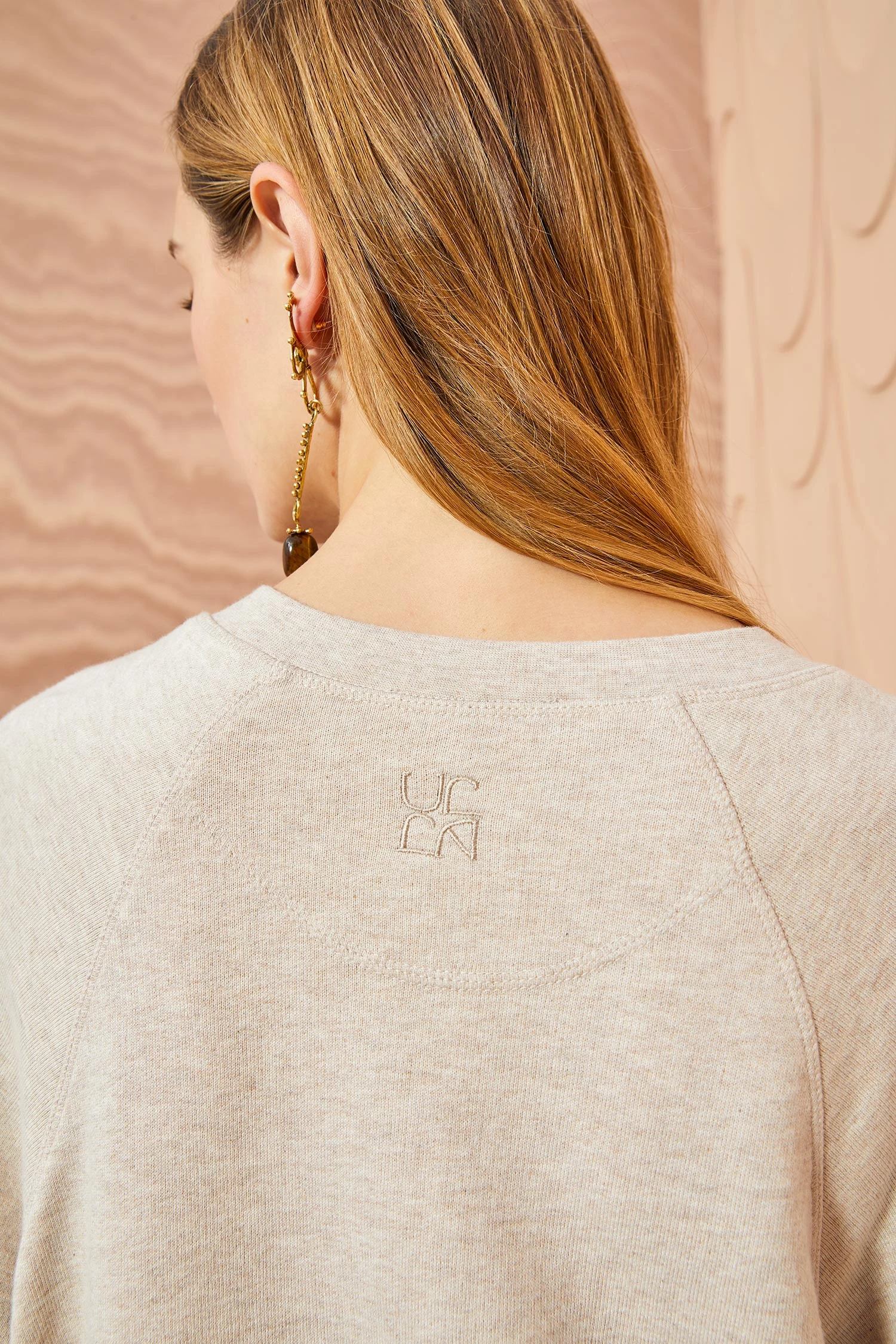 ULLA JOHNSON Tess Pullover - Oatmeal 3 ULLA JOHNSON Tess Pullover - Oatmeal - Image 3