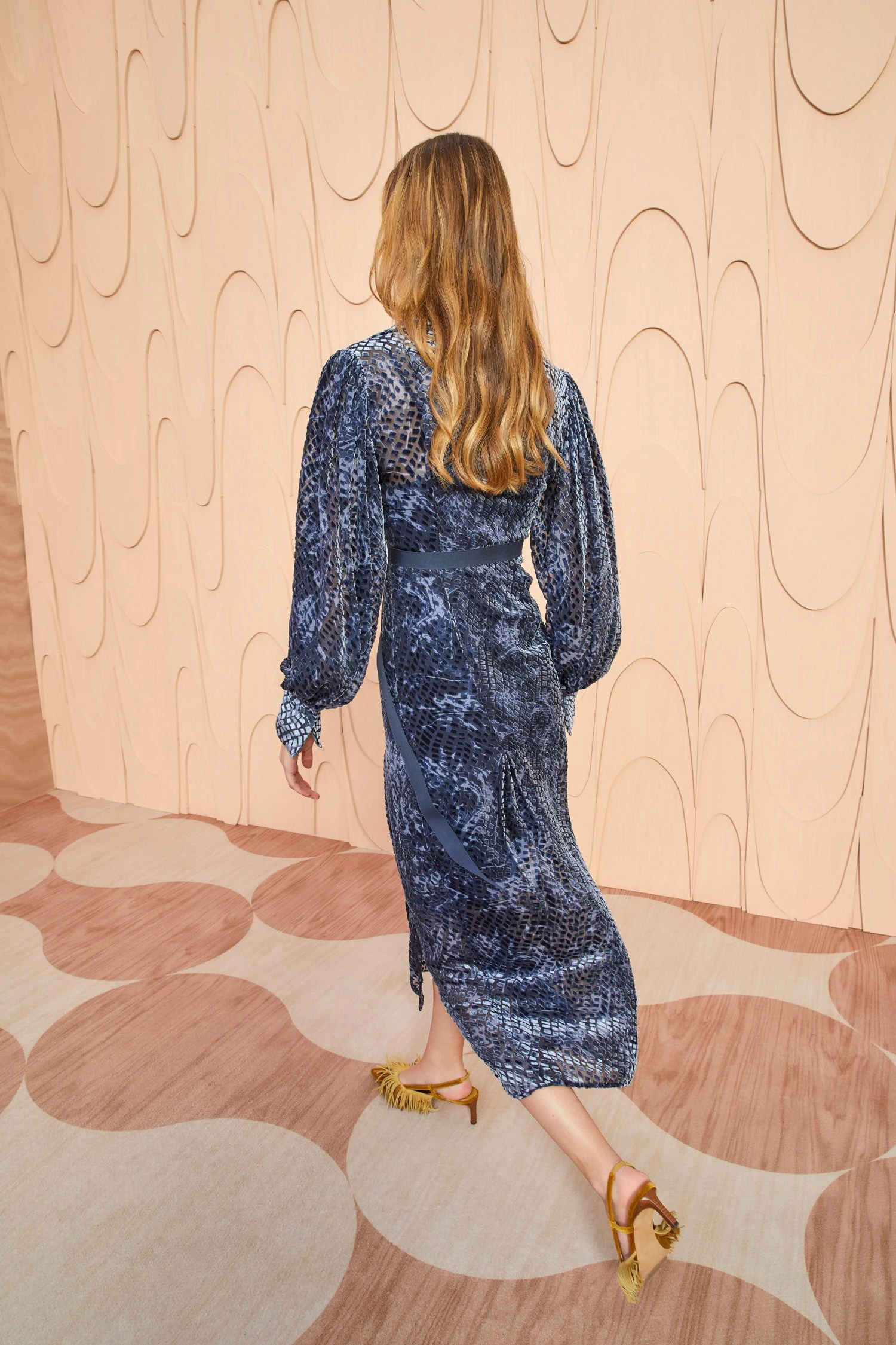 ULLA JOHNSON Thalia Dress - Marine 5 ULLA JOHNSON Thalia Dress - Marine - Image 5