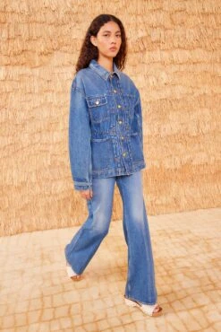 ULLA JOHNSON The Dylan Jacket - Danube 8 ULLA JOHNSON The Dylan Jacket - Danube -ULLA JOHNSON Outlet ULLA JOHNSON The Dylan Jacket DANUBE UJ9905021 03 UPDATE