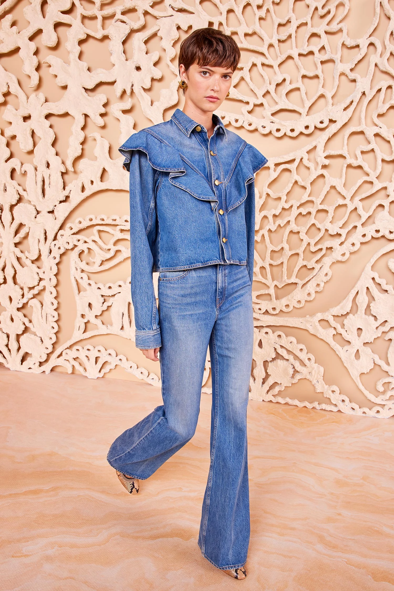 ULLA JOHNSON The Mathilde Shirt - Danube 2 ULLA JOHNSON The Mathilde Shirt - Danube - Image 2