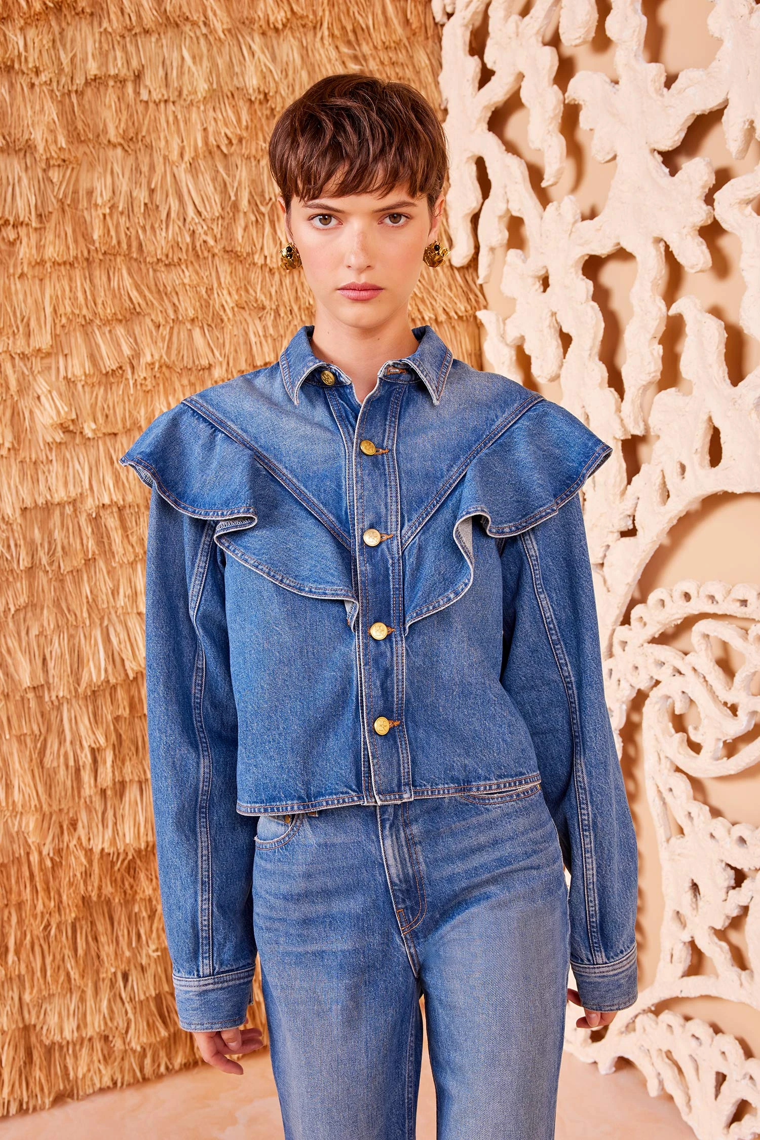 ULLA JOHNSON The Mathilde Shirt - Danube 4 ULLA JOHNSON The Mathilde Shirt - Danube - Image 4