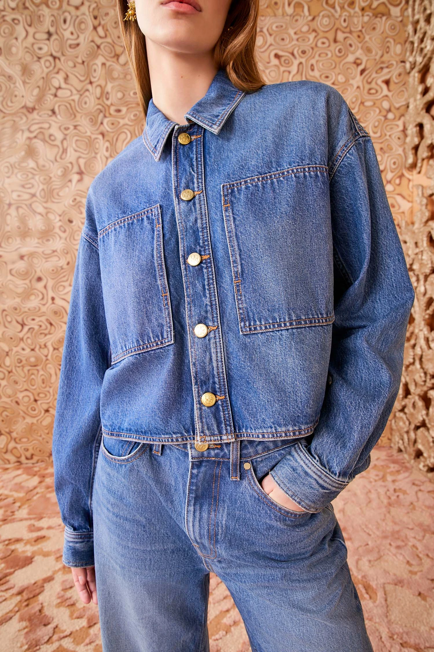 ULLA JOHNSON The Bobbi Jacket - Danube 4 ULLA JOHNSON The Bobbi Jacket - Danube - Image 4