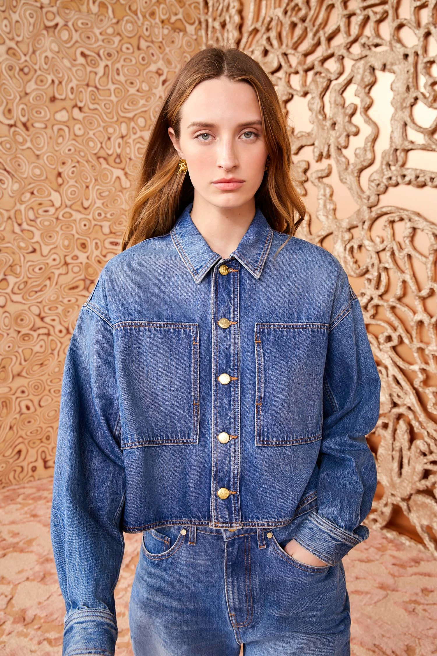 ULLA JOHNSON The Bobbi Jacket - Danube 2 ULLA JOHNSON The Bobbi Jacket - Danube - Image 2