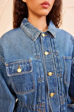 ULLA JOHNSON The Dylan Jacket - Danube 7 ULLA JOHNSON The Dylan Jacket - Danube -ULLA JOHNSON Outlet ULLA JOHNSON TheDylanJacket DANUBE UJ9905021 02 ALT